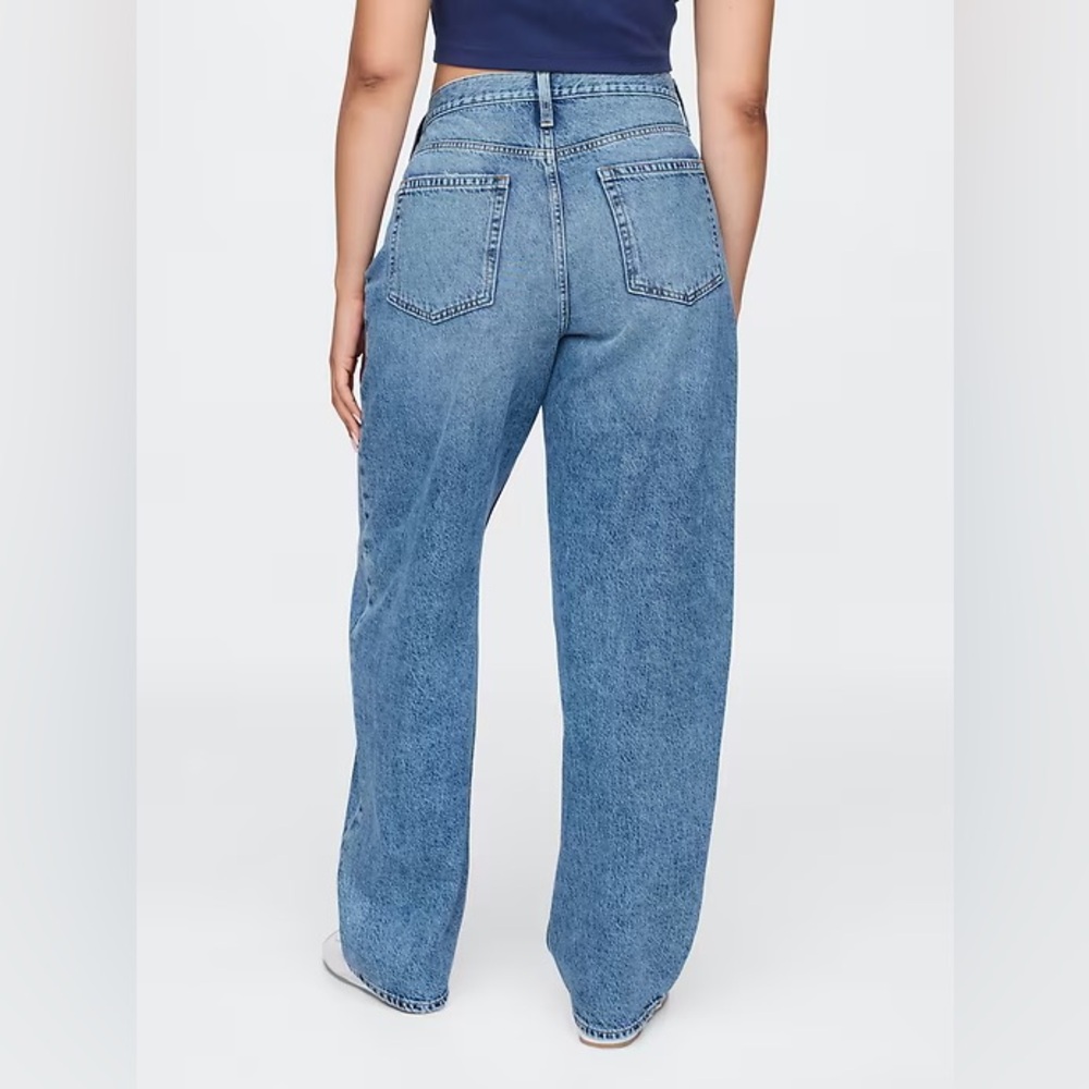 NWT! GAP Light High Rise Crossover Barrel Jeans - Size 30 / 10 🩷 #484783 - Picture 6 of 9